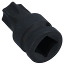 1/2in Drive Male Torx Star Impacted Impact Shallow Stubby Socket T55 – T100