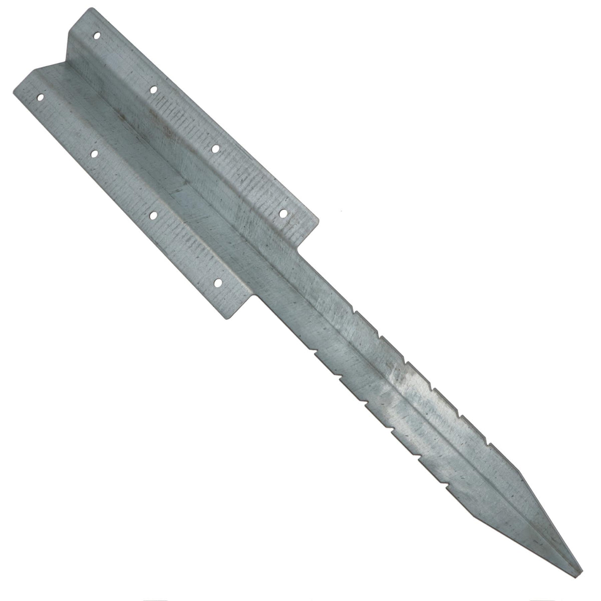 Garden Double Sleeper Straight Support Spike Stake Galvanised Steel 670mm