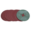 115mm Fibre Sanding Discs 60 Grit Medium Disc For 4-1/2” Backing Pad