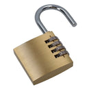 50mm Brass Combination Padlock / Lock / Security Shed Garage Door TE563