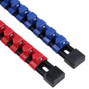 Socket Storage Rails Plastic Holder Organiser Rails 1/4in 3/8in + 1/2in 6pc Set