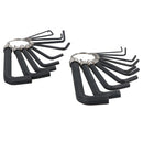 20pc Metric & Imperial AF Allen Key Hex Key Allan Wrench Keys On Ring