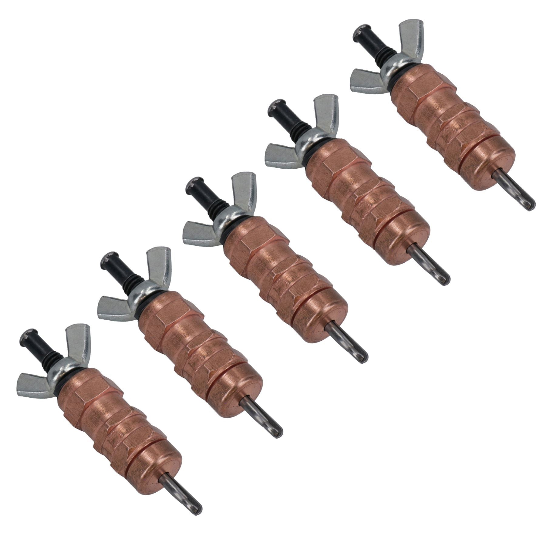 1/8 Zoll Manueller Cleco Flügelmutter-Stil Temporärer Verschluss Blech-Griffstift 5er-Pack