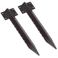 Garden Single Sleeper Straight Support Spike Stake Powder Coated 440mm