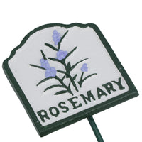 Herb Signs Markers Labels Cast Iron Plant Plaque Garden Yard Allotment