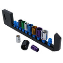 20-tlg. farbige 3/8-Zoll-Steckschlüsseleinsätze für flache und tiefe Nuten, 6-kant, metrisch, 10–19 mm Schienen