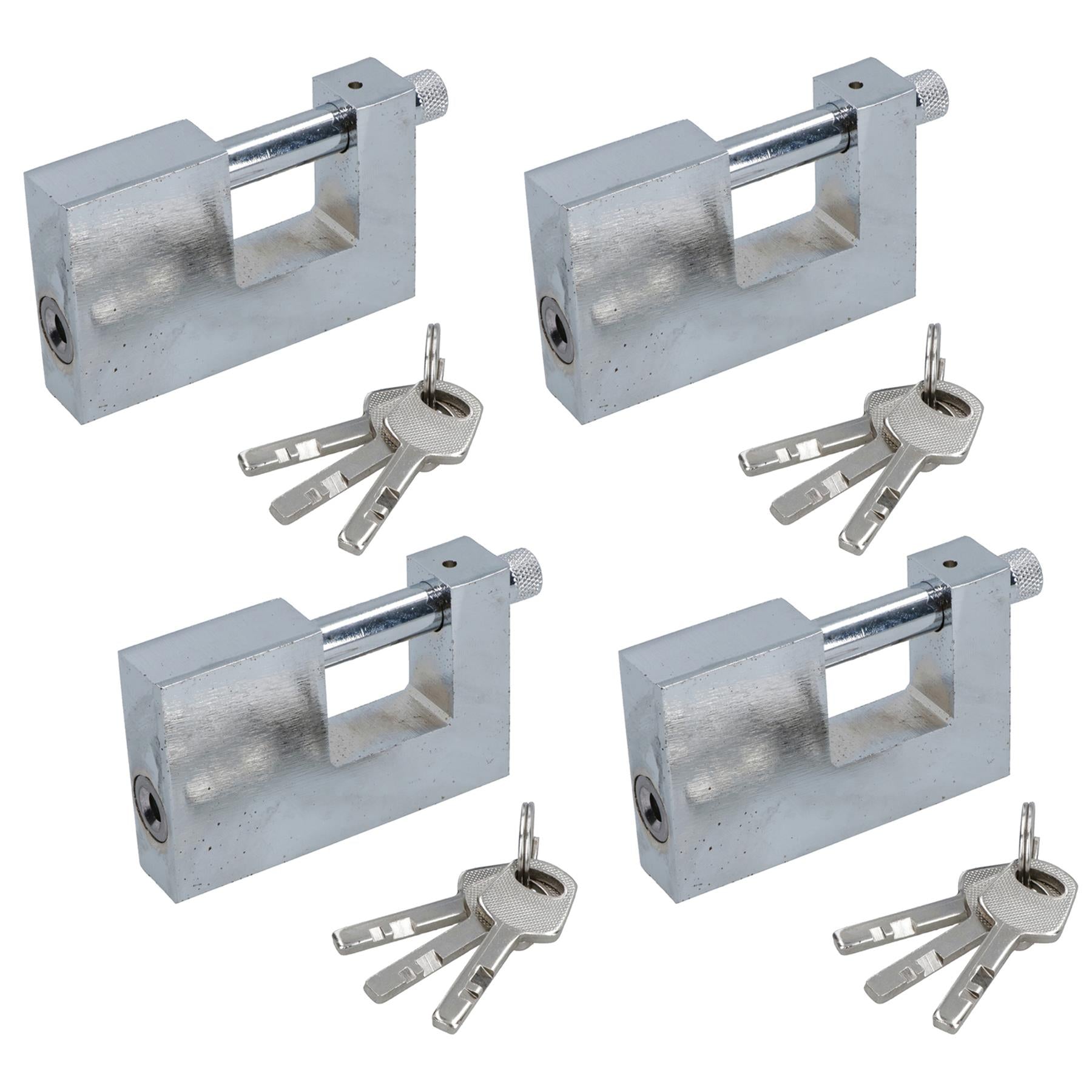 90mm Heavy Duty Beam Padlock Lock For Containers Shutter Doors Warehouses