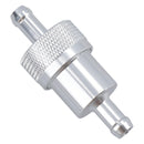 Inline Fuel Petrol Filter For 6mm (1/4in) Hose Pipes Hose tails On Cars Bikes