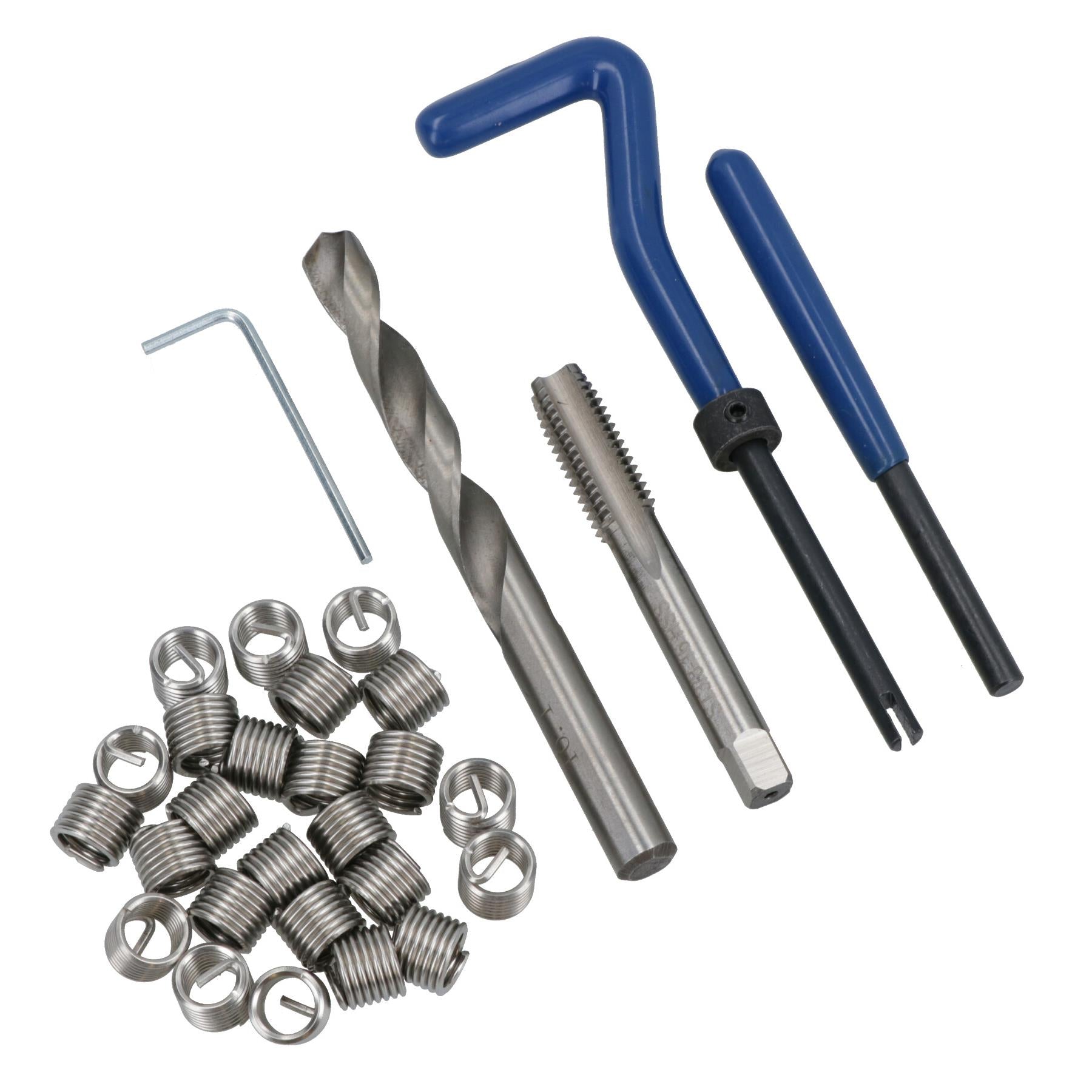 3/8in. Imperial UNC Thread Repair Kit Helicoil Set for Damaged Threads 30pc