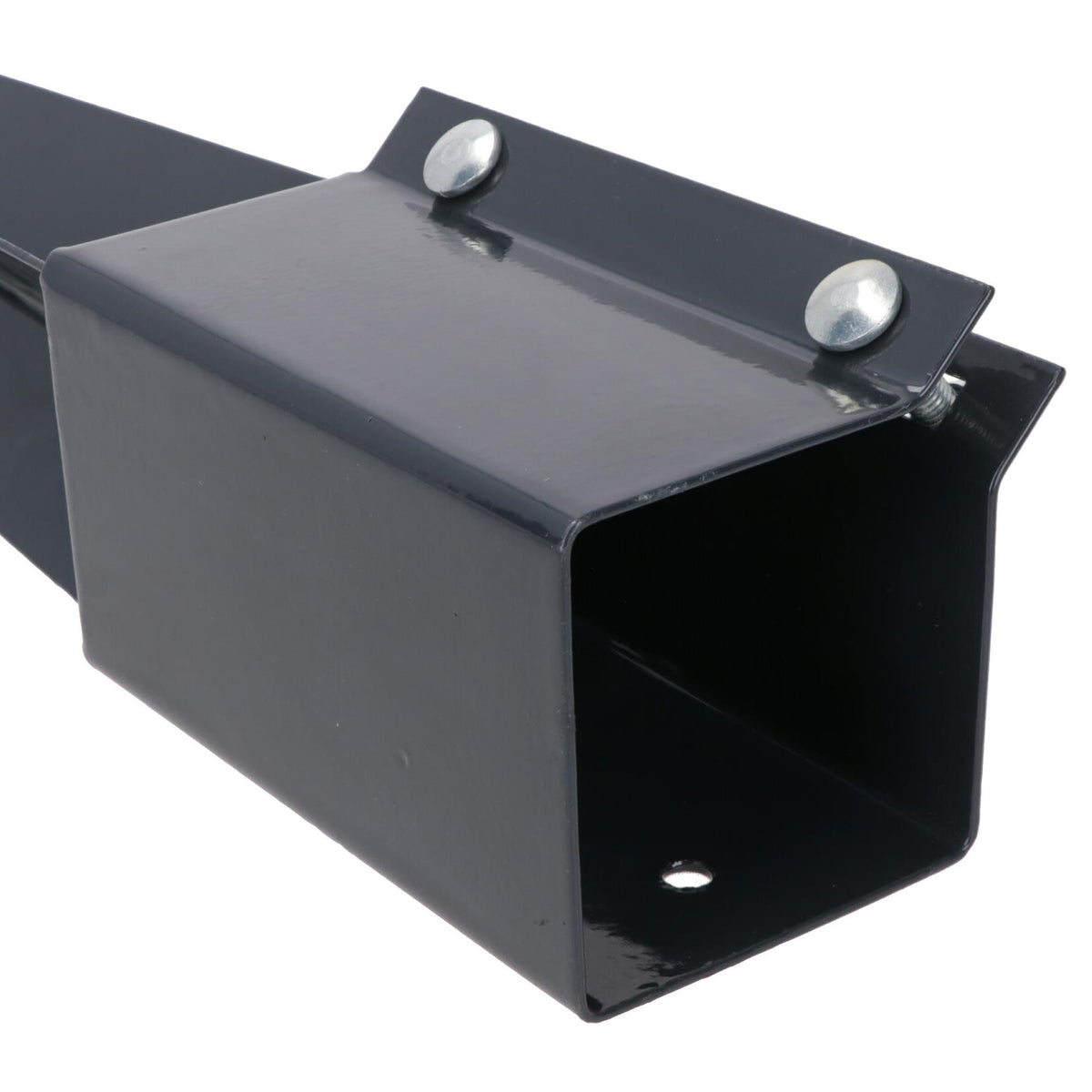 Fence Post Holder Support Drive In Spike Grey 75mm x 75mm x 750mm