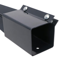 Fence Post Holder Support Drive In Spike Grey 75mm x 75mm x 750mm