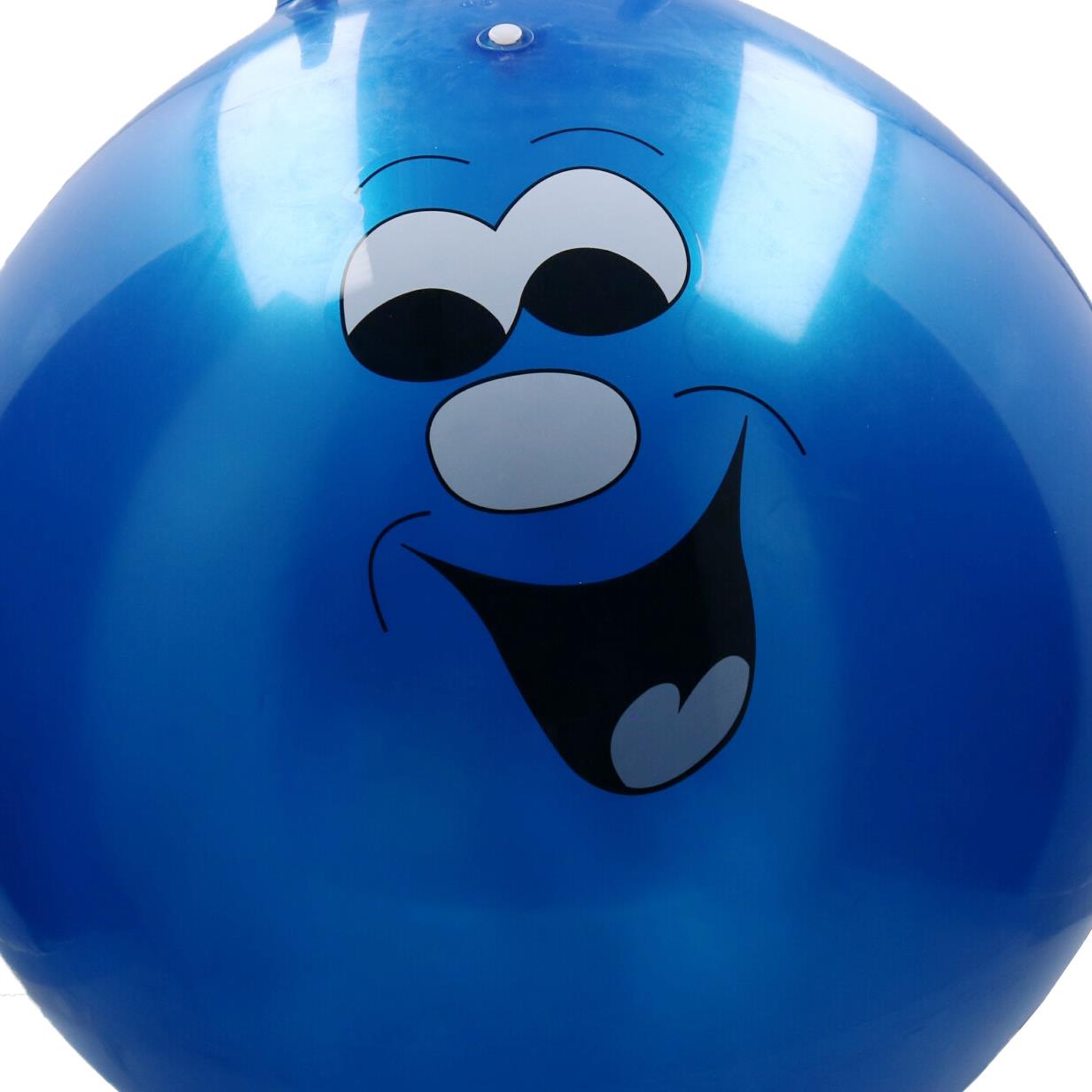 Blue Inflatable Space Hopper Exercise Indoor Outdoor Use Bounce Jump Toy