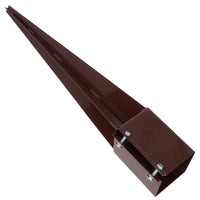 Fence Post Holder Support Drive In Spike 100mm x 100mm x 750mm Garden