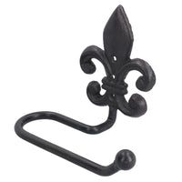 Fleur De Lis Toilet Roll Paper Holder Antique Style Metal Loo WC Bathroom Home