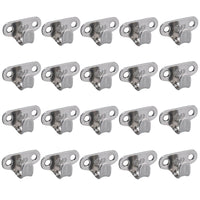 20 Pack Marine Lacing Hook Stainless Steel Tie Down Rope Point