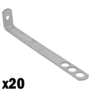 Safety End Frame Clamp Cramp 38mm x 200mm Stainless Steel Wall Ties