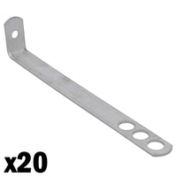Safety End Frame Clamp Cramp 38mm x 200mm Stainless Steel Wall Ties