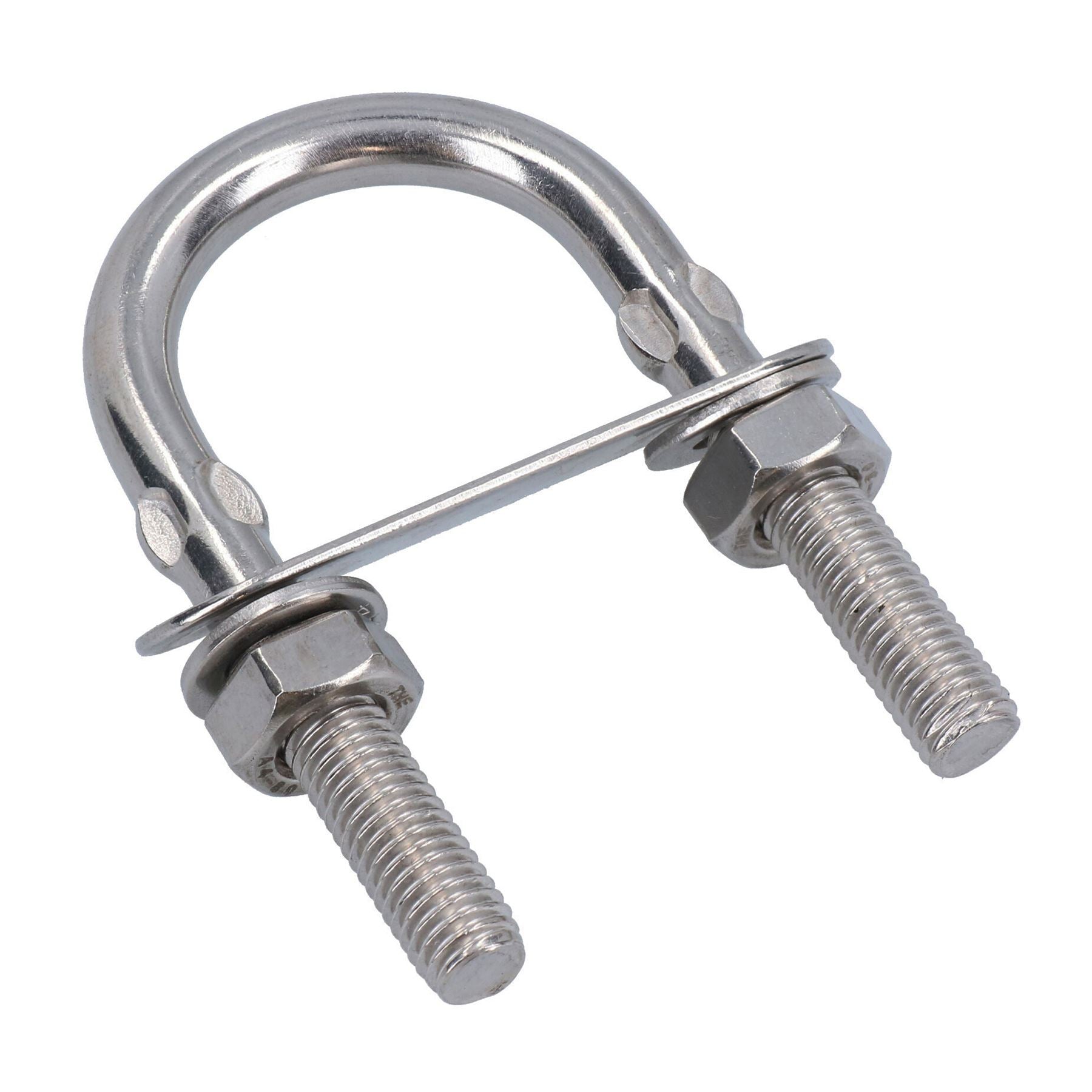 M10 40mm x 82mm U-Bolts / N-Bolts Stainless Steel Marine Grade Boat Trailer