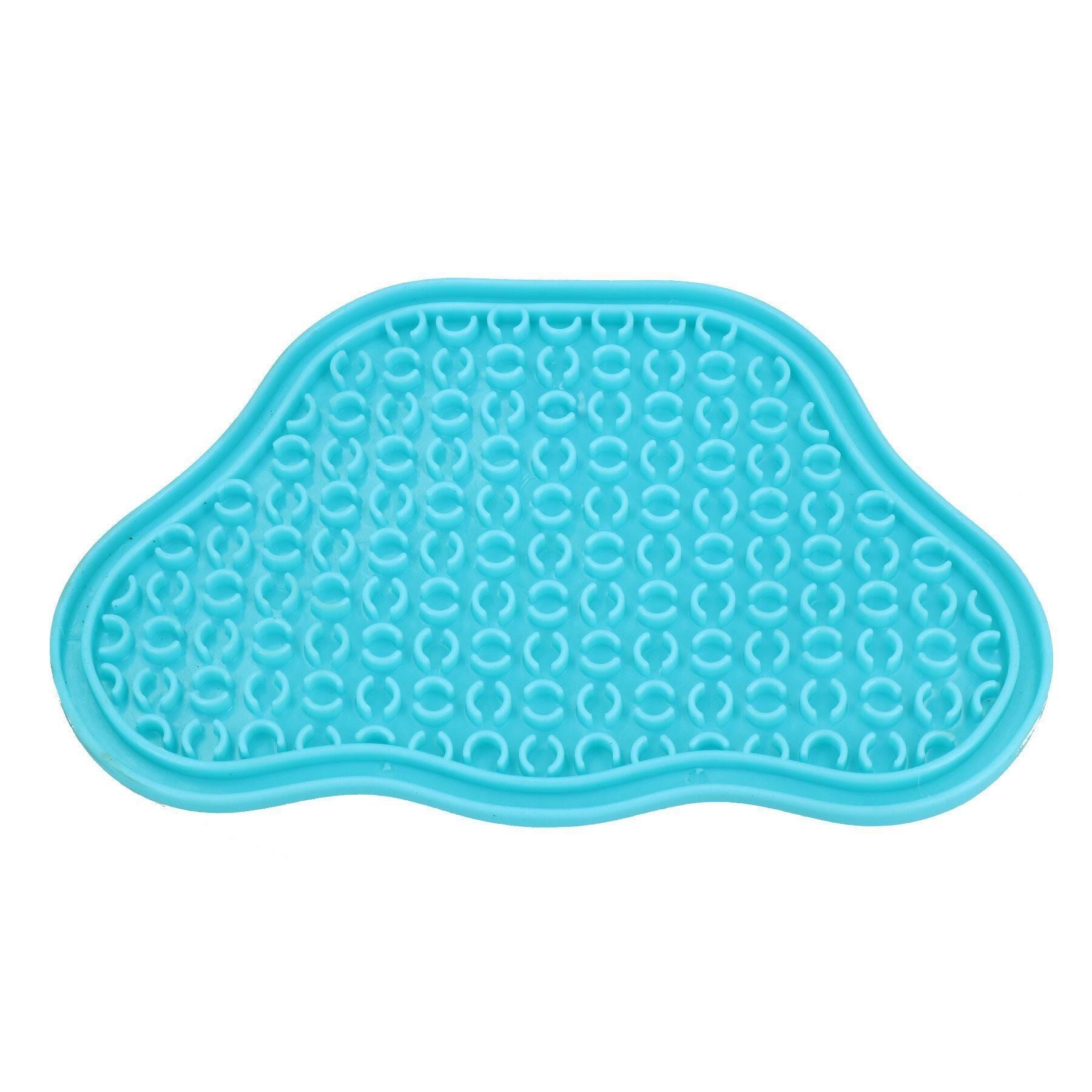 3PK Blue Interactive Dog Slow Lick Mat With Suction Cups Food Accessories