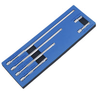 1/4" Antrieb Wobble Swivel Socket Extension Bar Set 6-teilig 50mm - 275mm Bergen