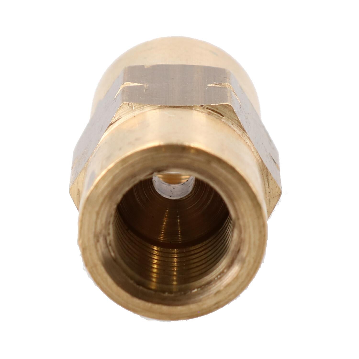 Brake Pipe Fitting M10 x 1mm Brass Inline Joiner Connector For 3/16” Pipe 5pc