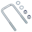 4 Twin Parabolic Leaf Spring High Tensile U Bolt Nuts For Ifor Williams Trailers