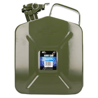 5 Litres Metal Fuel Jerry Can Holder Storage Container And Flexible Spout Pourer