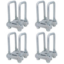 8 U Bolts And 4 Base Plate For Ifor Williams Trailers Twin Parabolic Leaf Springs