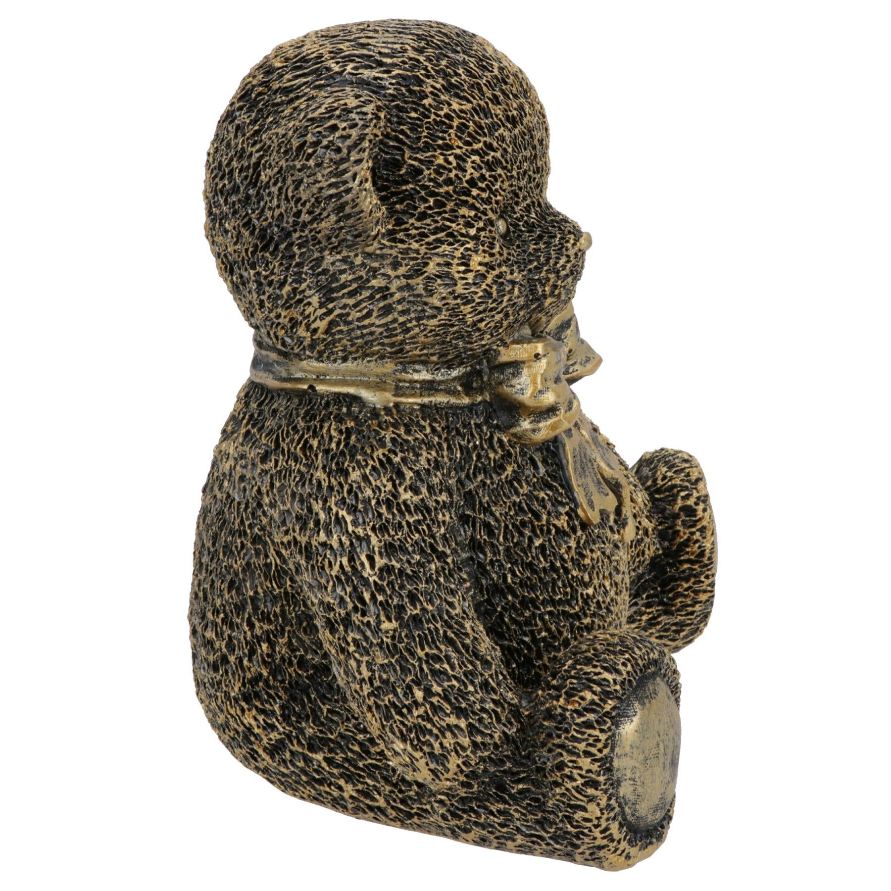 Teddy Bear Figurine Statue Ornament Resin Statue Sculpture Home Decor Gift