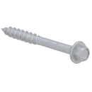 63mm Timber Sleeper Wood Screws For Railway Sleepers Hex Head Silver 30pc