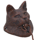 Cat & Mouse Door Knocker Bell Ringer Cast Iron Garden Shed House Cast Iron