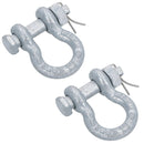 Galvanised Bow Shackle Safety Pin 5/16in (8mm) 0.75T to US Fed Spec