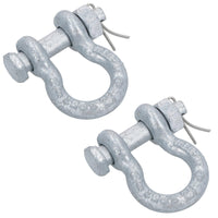 Galvanised Bow Shackle Safety Pin 5/16in (8mm) 0.75T to US Fed Spec