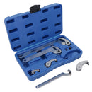 Adjustable Hook And Pin Wrench Spanners C Spanner 35mm - 120mm 6pc Set
