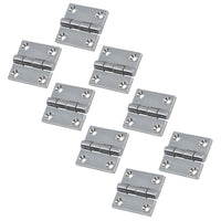 Polished Door Butt Hinge Stainless Steel 50mm x 50mm 316 Marine Cabin