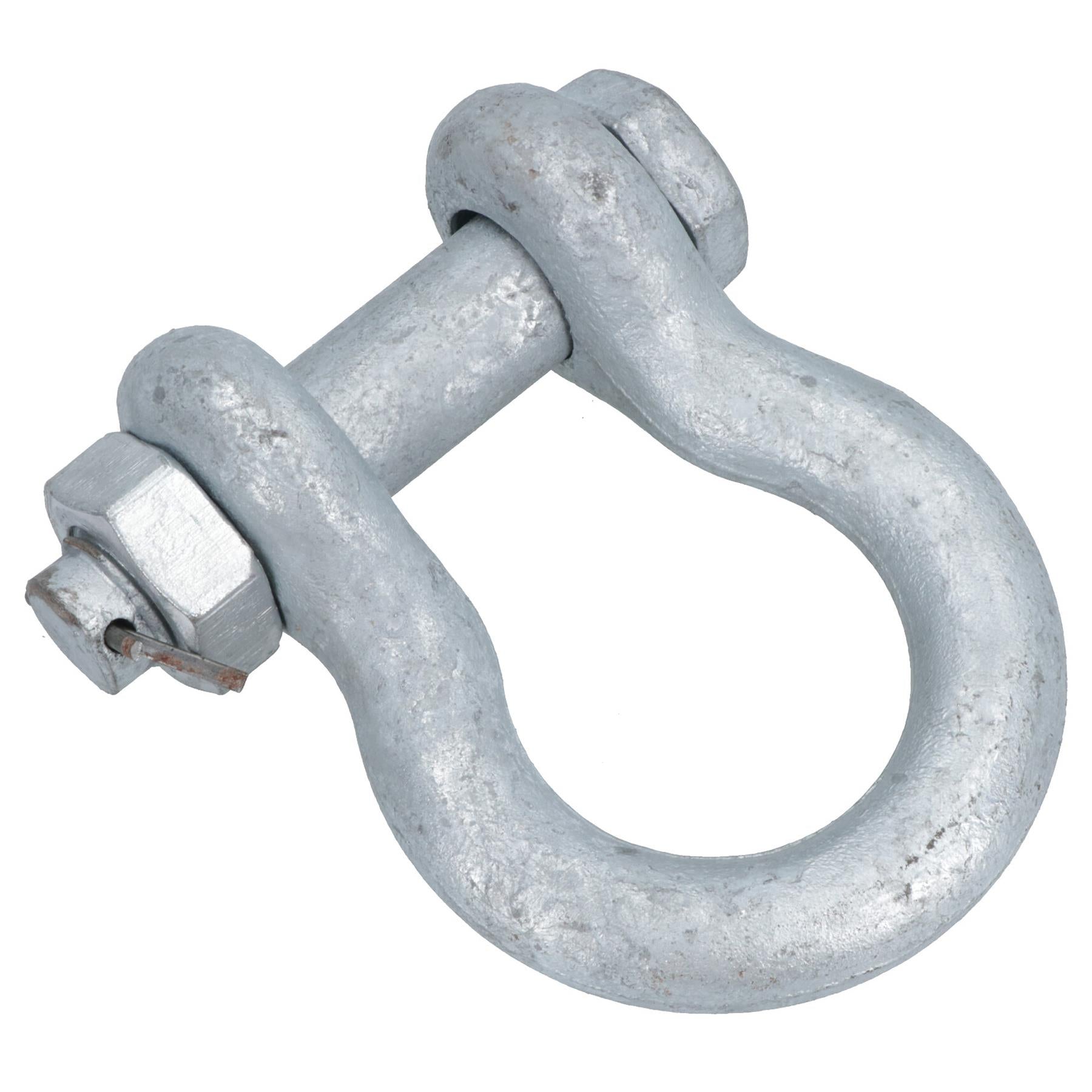 Galvanised Bow Shackle Safety Pin 1-1/4in (31mm) 12T to US Fed Spec