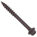 63mm Timber Sleeper Wood Screws For Railway Sleepers Hex Head Brown 150pc