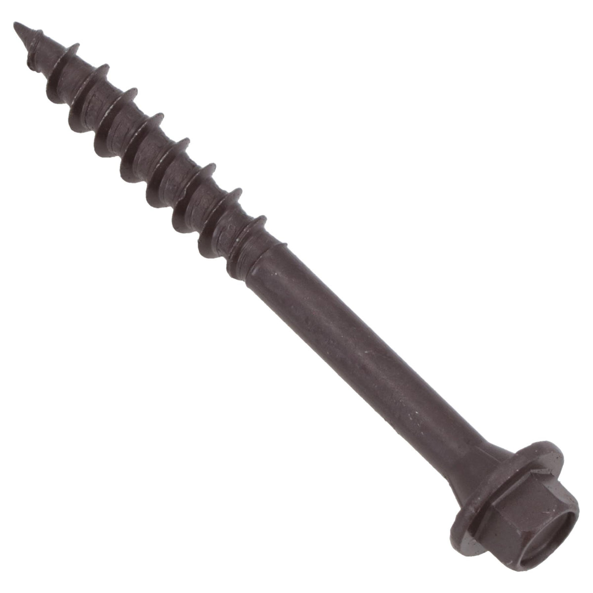 63mm Timber Sleeper Wood Screws For Railway Sleepers Hex Head Brown 150pc