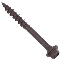 63mm Timber Sleeper Wood Screws For Railway Sleepers Hex Head Brown 150pc