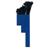 Cable Tie Holder Storage Rack with Magnetic Fixings + 200 Cable Ties