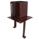 Concrete In Wooden Post Shoe Support Base Bracket Holder 100 x 100mm Decking