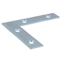 Corner Mending Plates Flat L Shape Fixing Brackets 75mm x 75mm x 12mm