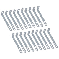 Safety End Frame Cramp Wall Tie 38mm x 200mm Galv Steel Fixing Fastener