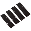 Large Internal Sleeper Straight Support Plate 100mm x 350mm Powder Coated