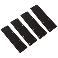 Large Internal Sleeper Straight Support Plate 100mm x 350mm Powder Coated