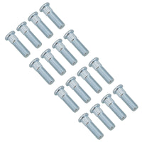 Pack of 16 M12 x 1.5 Wheel Studs For 100mm PCD 4 Stud Suspension Trailer Hubs