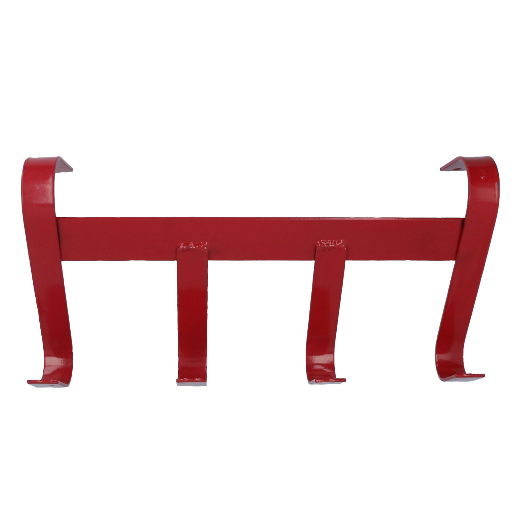 1 Heavy Duty Red Equestrian Horse Stable Tack Room 4 Hook Handy Hanger