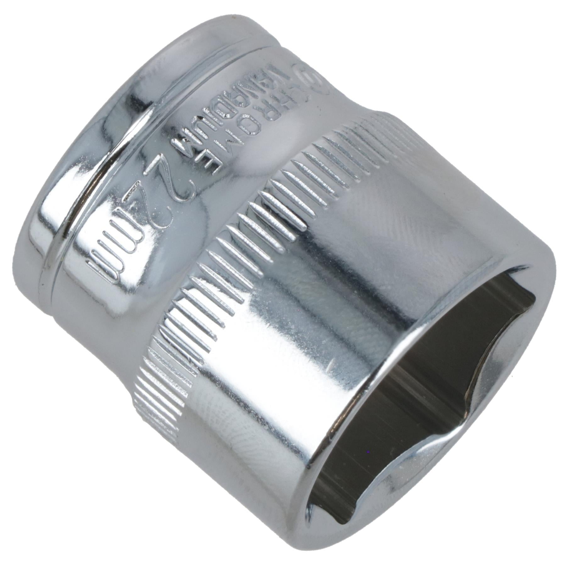 22mm 3/8" Drive Shallow Metric Socket Single Hex / 6 sided Bergen