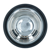 Stainless Steel X-Large Non Slip Pet Bowl Dish Food Water Dogs Cats 22cm