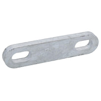 M12 U-Bolt Plate 61mm to 85mm Internal Width Thick Galvanised N-Bolt Backing